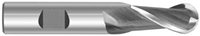 2 FLUTE HIGH SPEED STEEL END MILLS - BALL NOSE